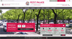 Desktop Screenshot of hotelpresidentcastellana.com