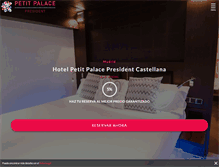 Tablet Screenshot of hotelpresidentcastellana.com